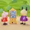 Hasbro Peppa Pig Zestaw Przedszkole z 5 Figurkami i 6 Akcesoriami, Zabawki Przedszkolne dla 3-letnich Dziewczynek i Chłopców i Starszych