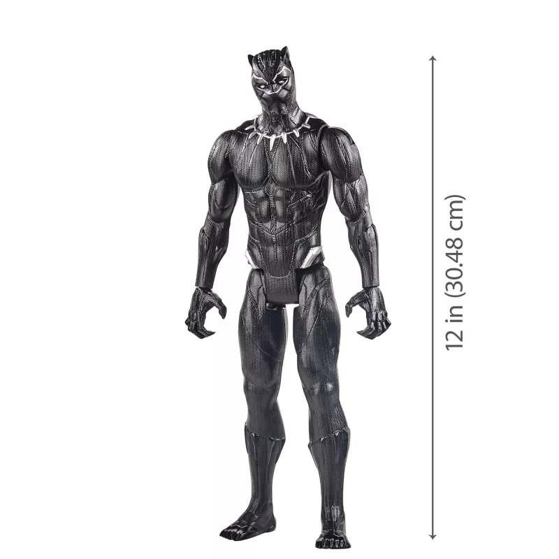 Marvel Avengers Titan Hero Black Pantera Figurka, 4 lat(a), Wielokolorowy, Plastik