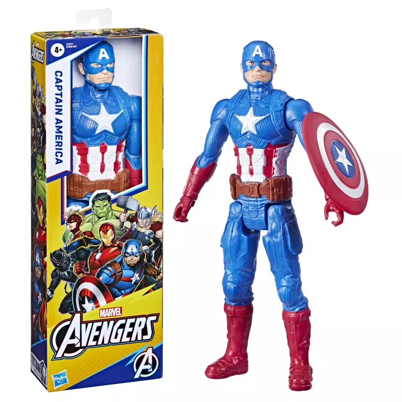 Marvel Avengers Captain America, 4 lat(a), Niebieski, Czerwony, Biały, Plastik