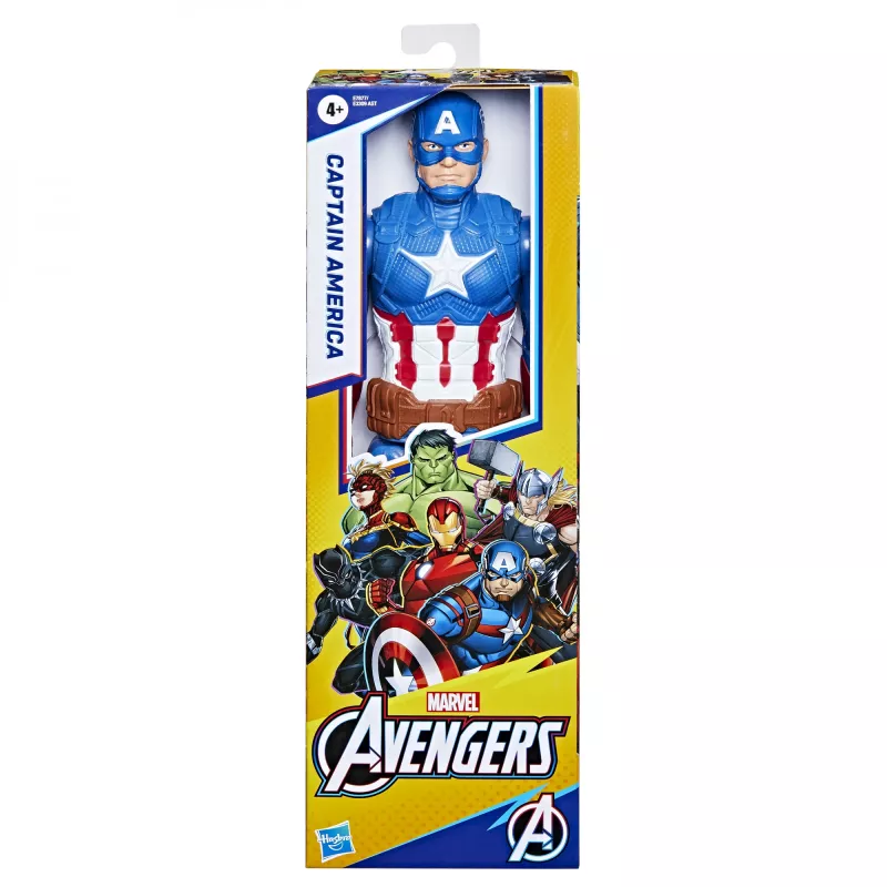 Marvel Avengers Captain America, 4 lat(a), Niebieski, Czerwony, Biały, Plastik