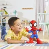 Marvel Spidey i Super-kumple Dance 'N Crawl Spidey, interaktywna pluszowa zabawka z muzyką i dźwiękami