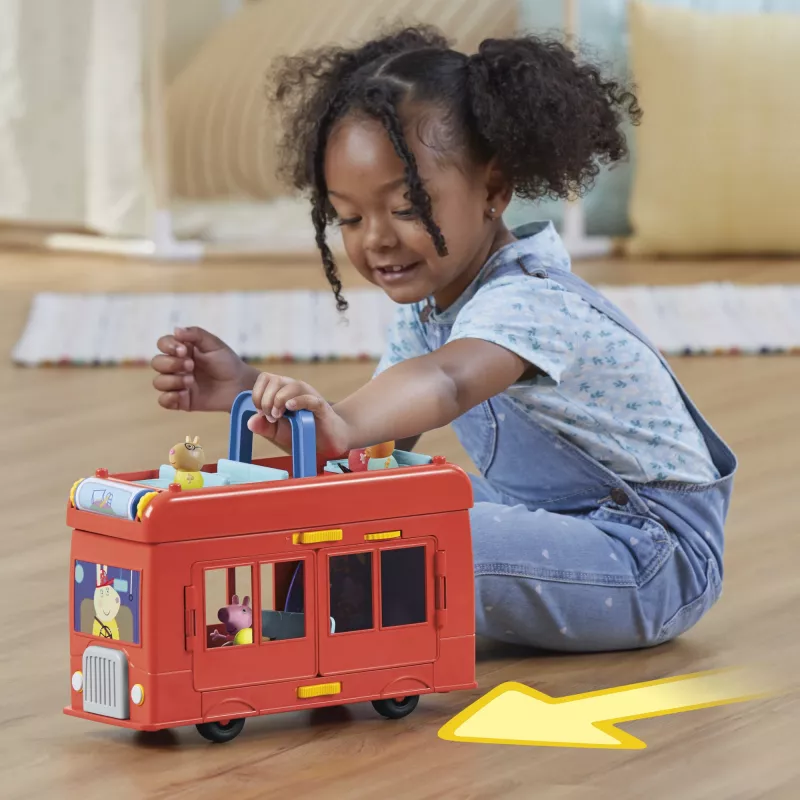 Peppa Pig 2-w-1 Autobus Imprezowy, Akcja/Przygoda, 3 lat(a), Wielokolorowy, Plastikowy