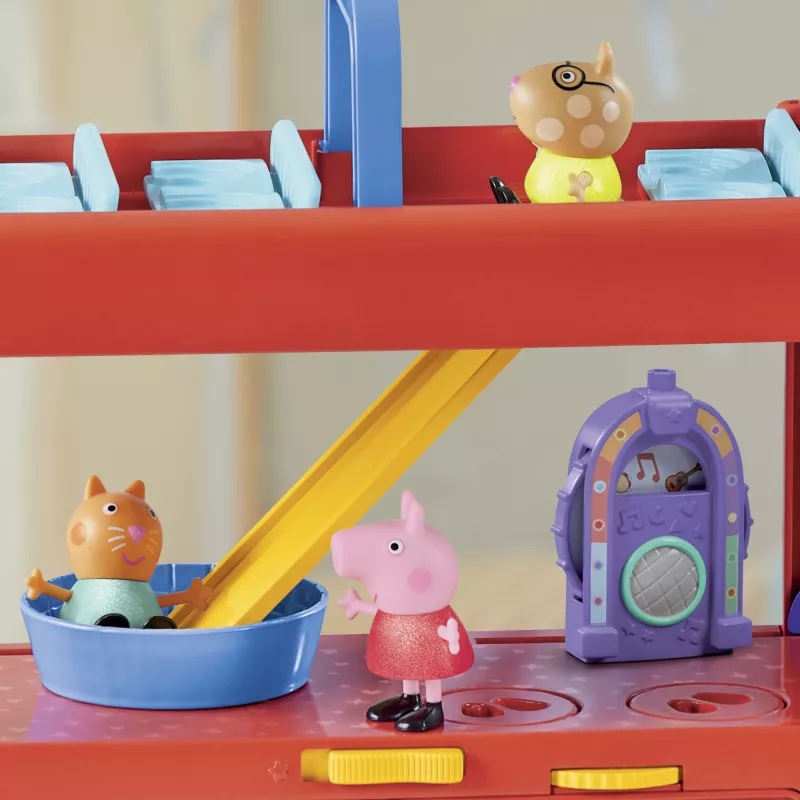 Peppa Pig 2-w-1 Autobus Imprezowy, Akcja/Przygoda, 3 lat(a), Wielokolorowy, Plastikowy