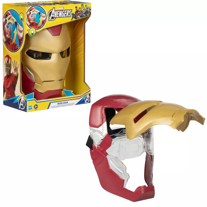 Marvel Avengers Iron Man Flip FX Mask, Child, Face mask, 5 yr(s), Movie, 1 szt.