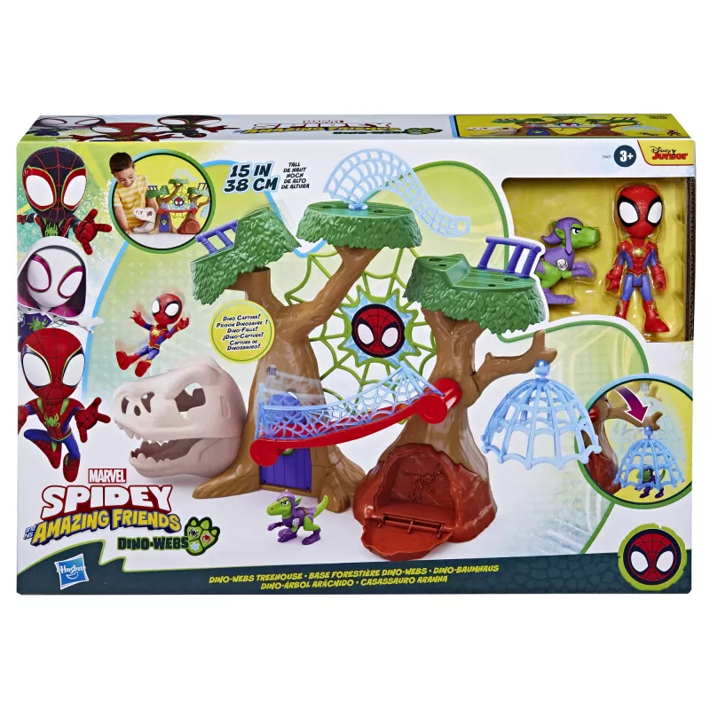 Playset Akcja/Przygoda Hasbro Marvel Spidey i Super-kumple Dino-Webs Treehouse