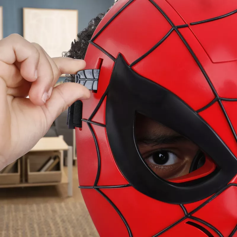 Marvel Spider-Man Glow FX Mask, dla dorosłych i dzieci, maska na twarz, od 5 lat, film, 1 szt.