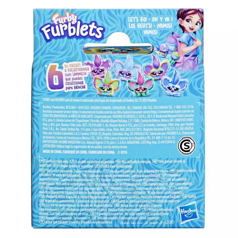 Furby Furblet Pix-Elle, Figurka z kreskówki, 6 roku/ów, Interaktywna, Dźwiękowa, A76