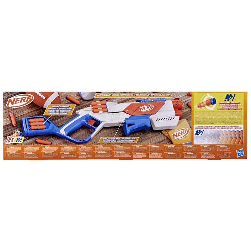 Blaster zabawkowy Nerf N Series Strikeback Niebieski Pomarańczowy Biały 8+