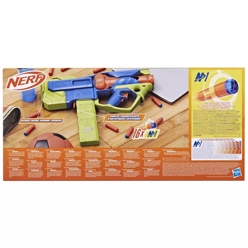 Blaster zabawkowy Nerf N Series Sprinter F8625 niebieski zielony pomarańczowy