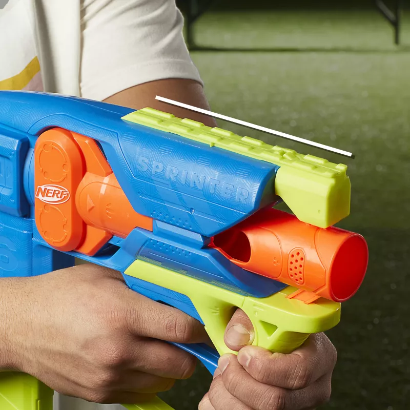 Blaster zabawkowy Nerf N Series Sprinter F8625 niebieski zielony pomarańczowy