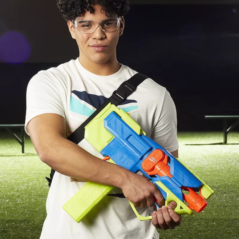 Blaster zabawkowy Nerf N Series Sprinter F8625 niebieski zielony pomarańczowy