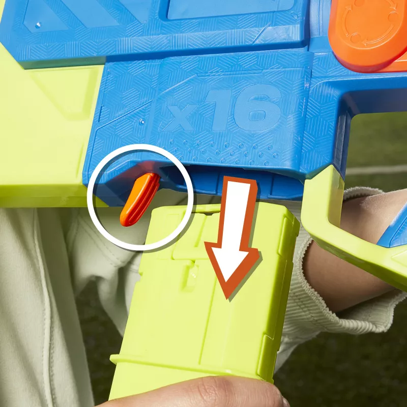Blaster zabawkowy Nerf N Series Sprinter F8625 niebieski zielony pomarańczowy