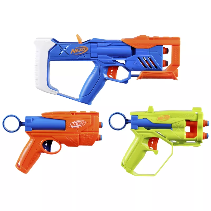 Nerf N Series Triple Action Pack, Zabawkowy miotacz, 8 lat(a)