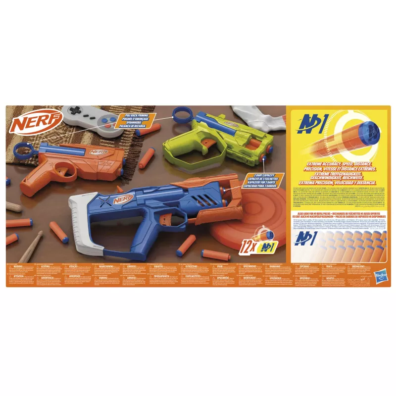Nerf N Series Triple Action Pack, Zabawkowy miotacz, 8 lat(a)
