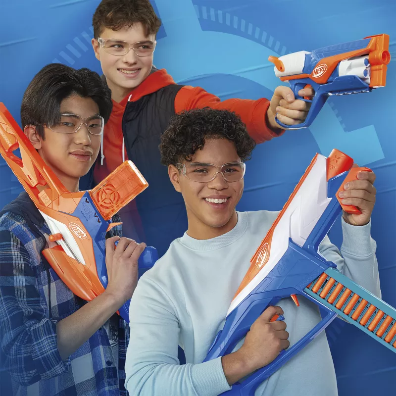 Nerf N Series Triple Action Pack, Zabawkowy miotacz, 8 lat(a)