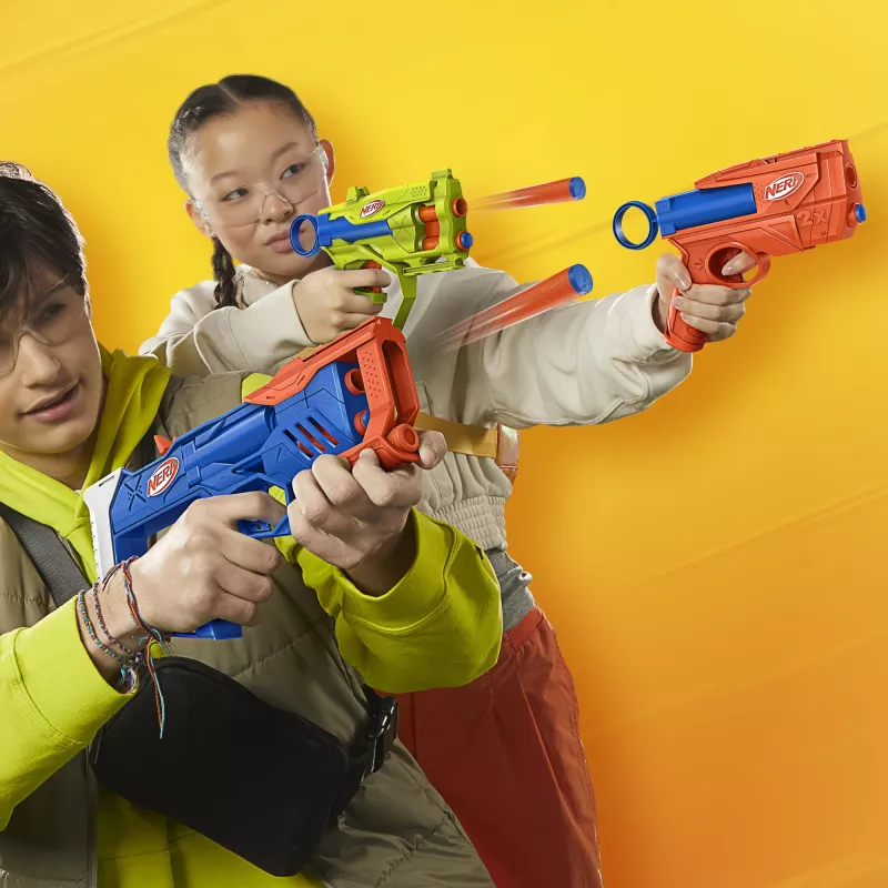 Nerf N Series Triple Action Pack, Zabawkowy miotacz, 8 lat(a)