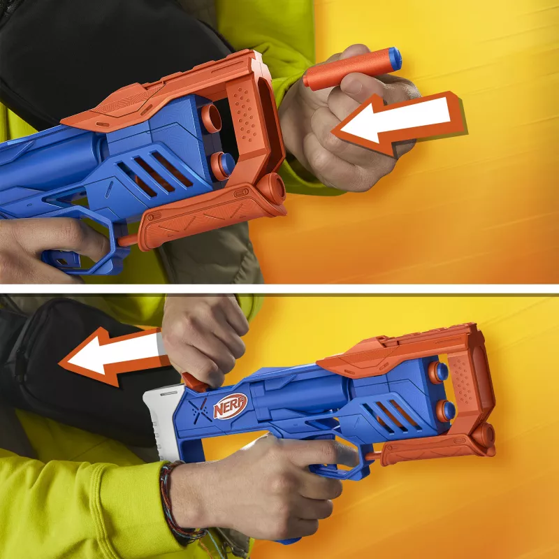Nerf N Series Triple Action Pack, Zabawkowy miotacz, 8 lat(a)
