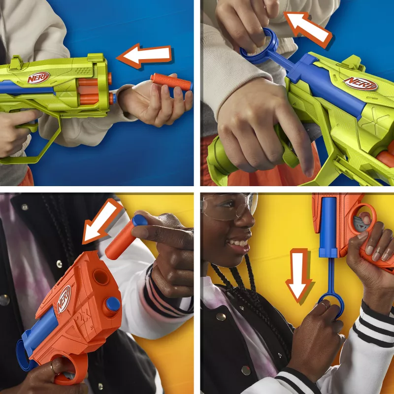 Nerf N Series Triple Action Pack, Zabawkowy miotacz, 8 lat(a)
