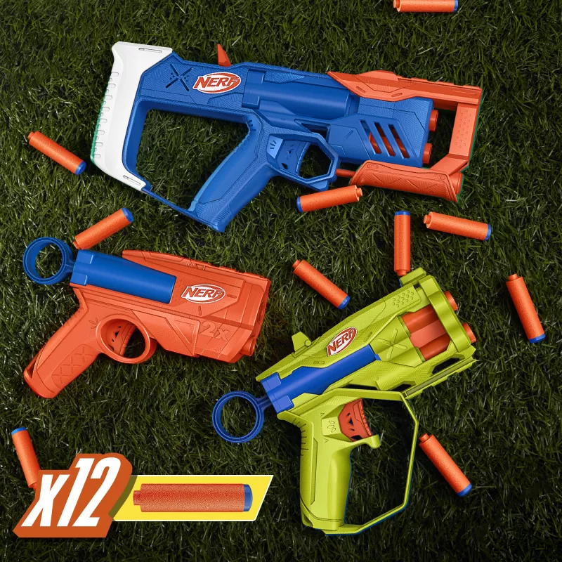 Nerf N Series Triple Action Pack, Zabawkowy miotacz, 8 lat(a)