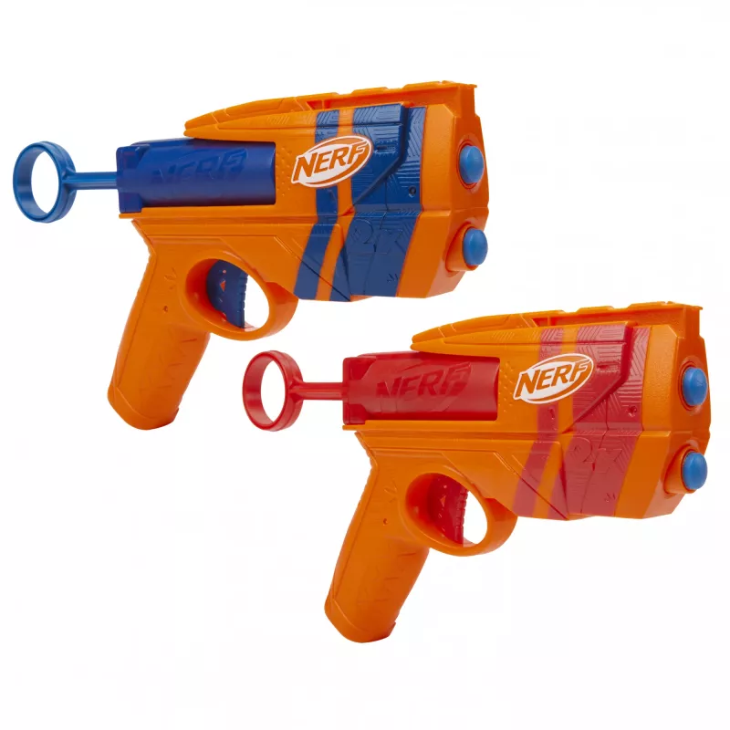 Zestaw blasterów zabawkowych NERF Playset Dual Pack N Series G1492 z 2 blasterami i piankowymi rzutkami