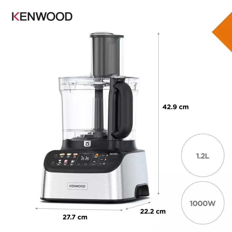 Robot kuchenny Kenwood FDM73.850SS 1000 W 3 L Szary, Wbudowana waga