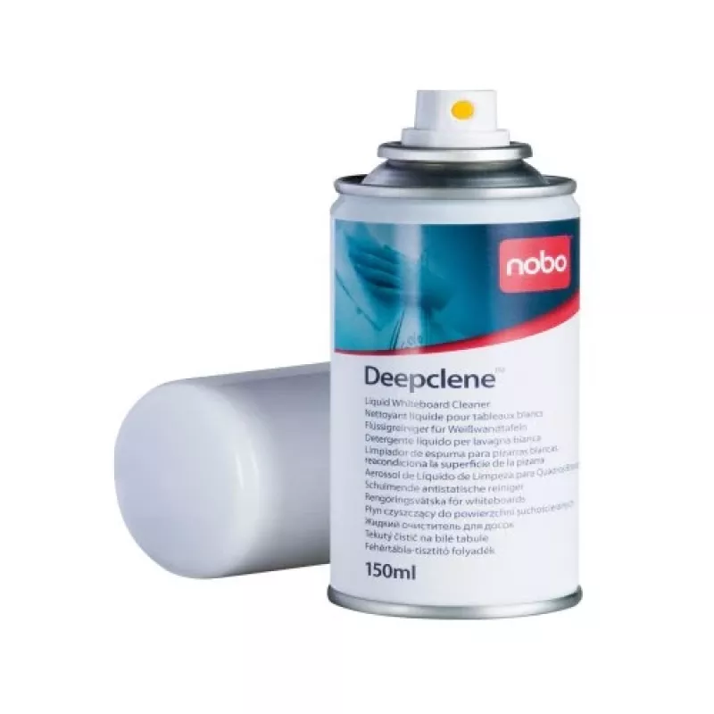 Nobo Deepclene spray do czyszczenia tablic suchościeralnych 200ml, 150 ml, Spray do czyszczenia tablic, 1 szt.