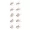 Nobo Szklane Magnesy Tablicowe ⌀32mm, Magnes tablicowy, Srebrny, Przezroczysty, 32 mm, 32 mm, 9,2 mm, 96 g