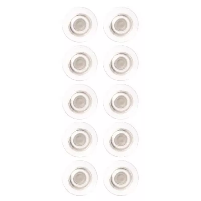Nobo Szklane Magnesy Tablicowe ⌀32mm, Magnes tablicowy, Srebrny, Przezroczysty, 32 mm, 32 mm, 9,2 mm, 96 g