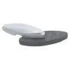 Gumka do tablic suchościeralnych Nobo Glass, ściereczki do czyszczenia tablic, srebrna, 42 mm, 200 mm, 58 mm, 90 g