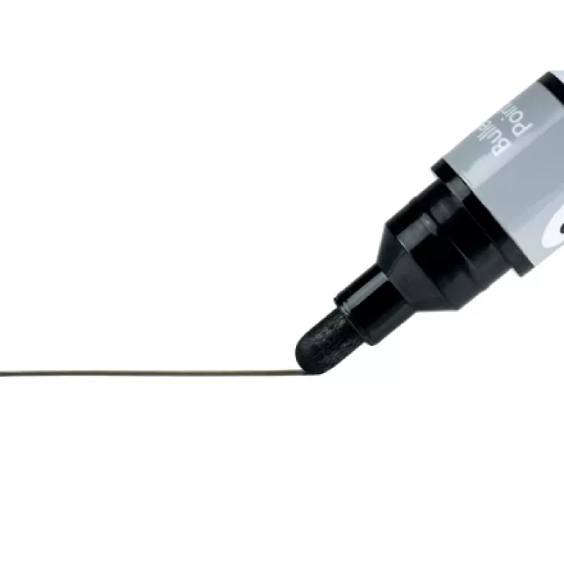 Nobo Pisaki do tablic suchościeralnych z płynnym tuszem Bullet Tip 10 szt., 10 szt., Wielokolorowy, Końcówka pędzelkowa, Różne kolory, 3 mm, 38 mm