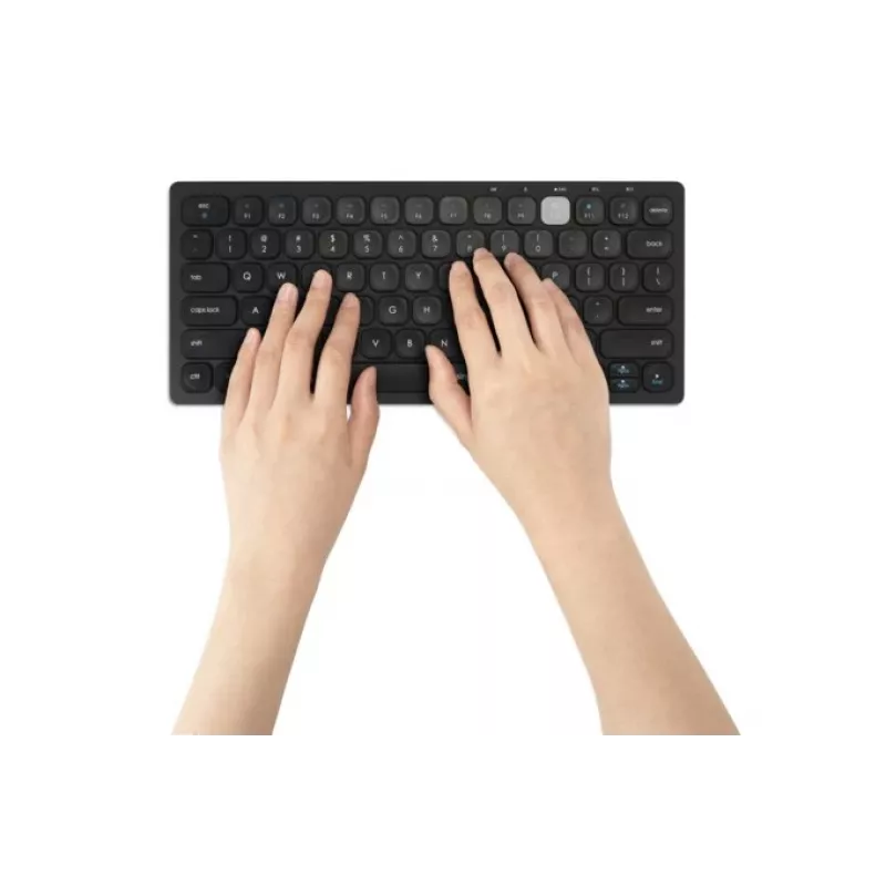 Kensington Dual Wireless Compact klawiatura - PN, Mini, bezprzewodowa, Bluetooth, QWERTY, czarna