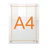 Nobo Premium Plus A4 Przezroczysta akrylowa rama na plakat montowana na ścianie