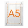 Nobo Premium Plus A5 przezroczysta akrylowa ramka plakatowa do montażu na ścianie