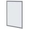 Nobo samoprzylepna ramka magnetyczna na plakat A3, srebrna, A3, szara, pionowa/pozioma, 235 mm, 10 mm, 450 mm
