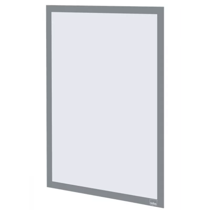 Nobo samoprzylepna ramka magnetyczna na plakat A3, srebrna, A3, szara, pionowa/pozioma, 235 mm, 10 mm, 450 mm