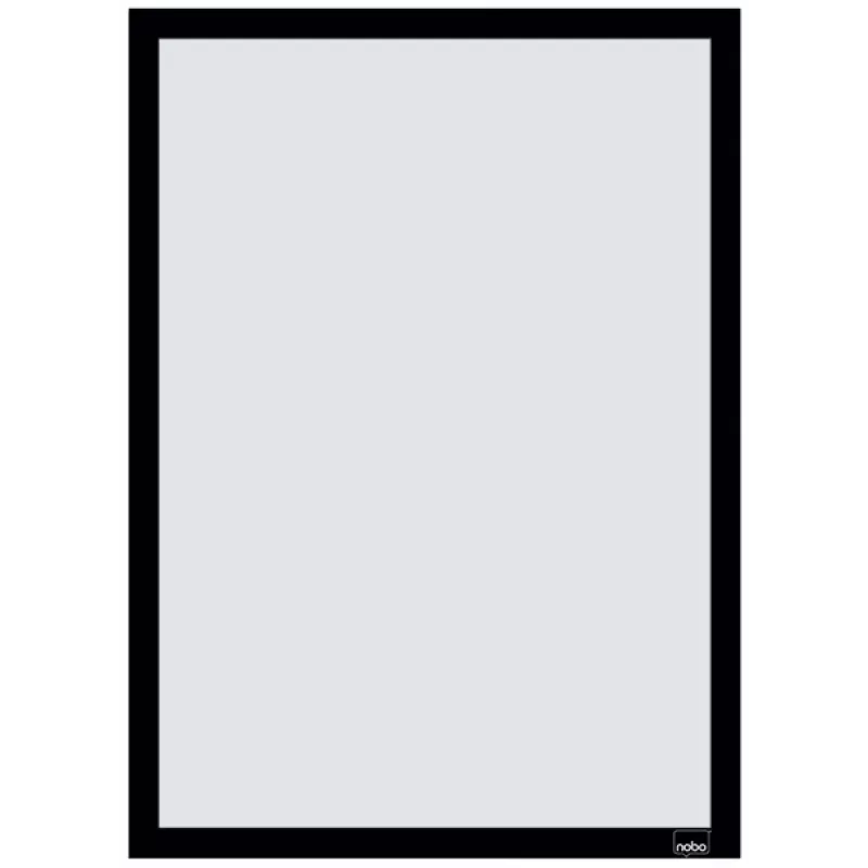 Nobo samoprzylepna magnetyczna ramka na plakat A3, czarna, A3, Czarny, Pion/Poziom, 235 mm, 10 mm, 450 mm