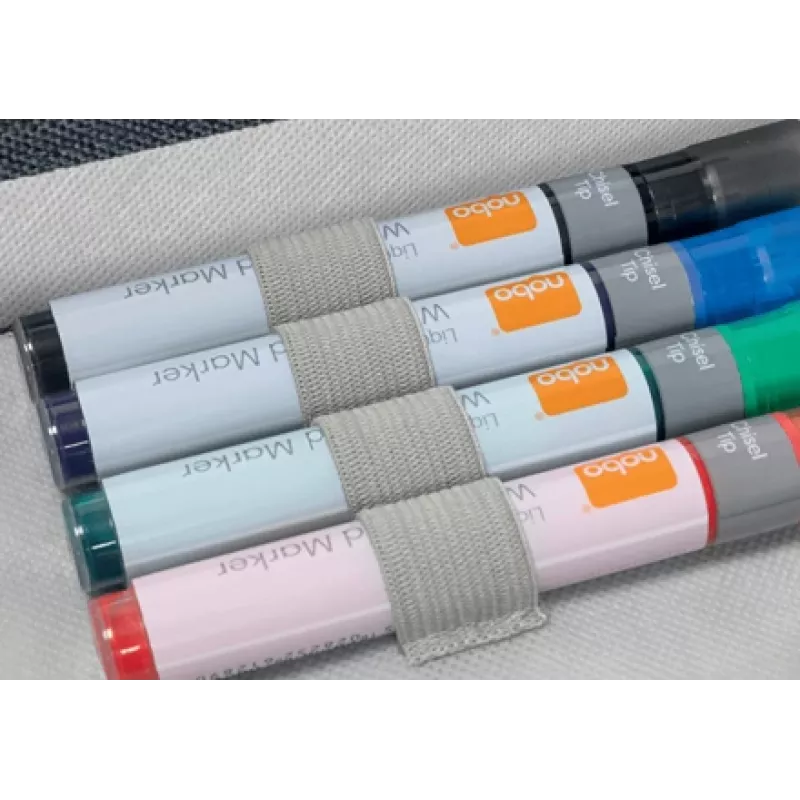 Nobo Whiteboard Accessories Kit Bag, Zestaw akcesoriów, Wielokolorowy, 200 mm, 355 mm, 230 mm, Torba