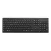 Kensington K75561BE, pełnowymiarowa (100%), bezprzewodowa, RF Wireless, membranowa, AZERTY, czarna