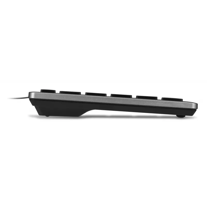 Kensington KB515 EQ USB-C/USB-A Klawiatura przewodowa, pełnowymiarowa (100%), przewodowa, USB, przełącznik nożycowy, QWERTY, szary