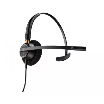 Zestaw słuchawkowy Poly EncorePro 510 Monaural Wired Quick Disconnect Czarny