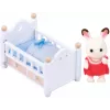 Sylvanian Families Zestaw Króliczka Czekoladowego (Łóżeczko dla niemowlaka), 3 lat(a), Wielokolorowy, Polistyren, Plastik