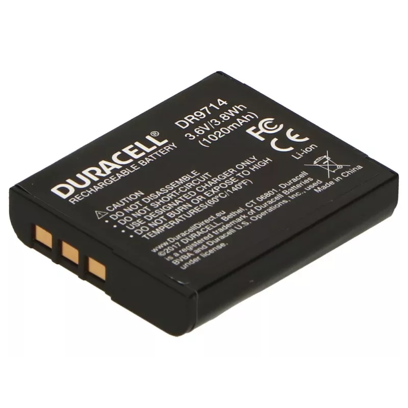 Bateria Duracell do aparatu – zamiennik Sony NP-BG1, 1020 mAh, 3,6 V, litowo-jonowa (Li-Ion)
