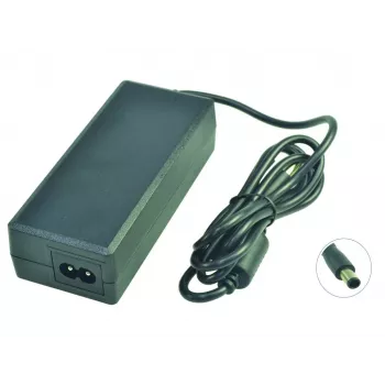 2-Power AC Adapter 19.5V 4.62A 90W z przewodem zasilającym, 19.5 V, Dell Latitude D600, Czarny, 57 mm, 131 mm, 32 mm