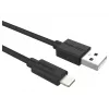 Kabel synchronizacyjny/ładujący Duracell 1 m, czarny, 1 m, USB, Lightning, Czarny