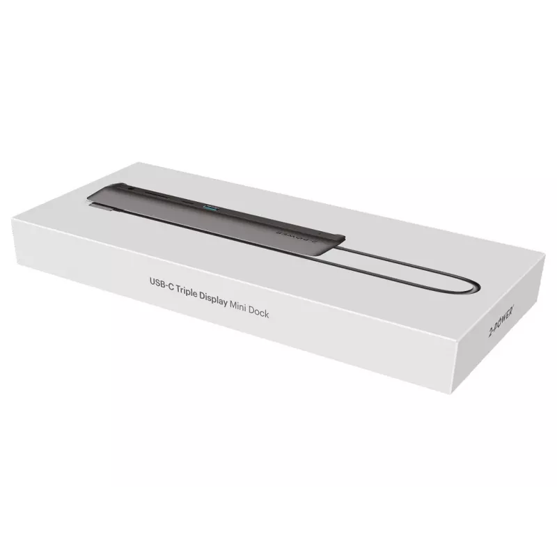 2-Power DOC0118A laptop dock/port replicator Czarny