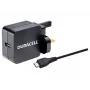 Ładowarka sieciowa Duracell 2,4 A i kabel micro USB 1 m, do użytku wewnątrz pomieszczeń, AC, 2,4 A, czarna