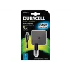 Ładowarka sieciowa Duracell 2.4A do telefonu/tabletu, wewnętrzna, AC, 5 V, 2,4 A, czarna