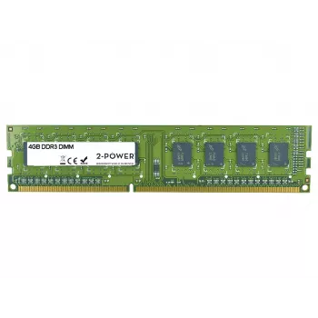 2-Power 4GB DDR3 1333MHz DIMM Memory, 4 GB, 1 x 4 GB, DDR3, 1333 MHz, 240-pin DIMM, Zielony