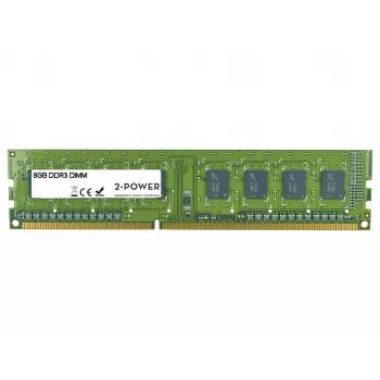 Pamięć 2-Power 8 GB MultiSpeed 1066/1333/1600 MHz DIMM, 8 GB, 1 x 8 GB, DDR3, 1600 MHz, 240-pin DIMM, zielona