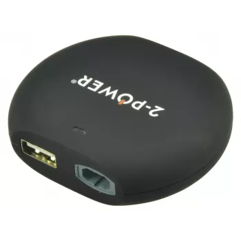 2-Power 12V ładowarka samochodowa 15-20 V 90 W + 2,1 A USB, 15 V, czarna, 54 mm, 67 mm, 18 mm, 194 g